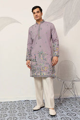 Wedding Special Purple Kurta Pajama