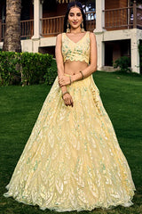 Yellow lehenga choli