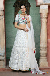 White Lehenga Choli