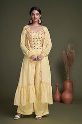 Yellow Koti Style Palazzo Collection