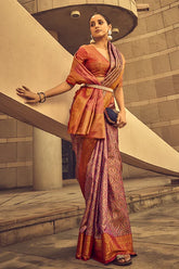 Zari Borcade Saree