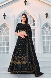 Black Designer Lehenga Choli