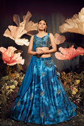 Velvet Lehenga Choli