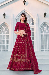 Bridesmaid Exclusive Beautifully Designer Georgette Fabric Lehenga Choli Collection 162