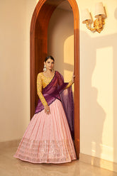 Georgette Embellished Mukaish Work