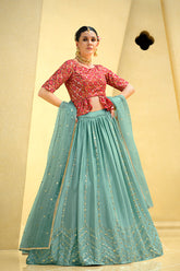 Sky Lehenga Choli