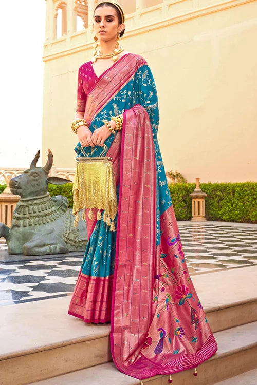 Patola silk Saree With Blouse