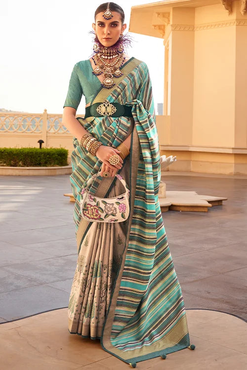 Awesome Silk Saree With Blouse