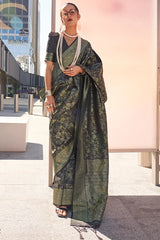 Banarasi Silk Saree With Blouse 