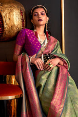 Wedding Collection For Women Saree With Unstitched Blouse At Shubhkala Fashion