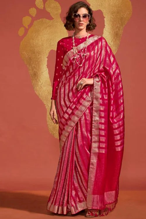 Pink Saree Latest Collection