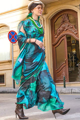Digital Printed Saree With Blouse