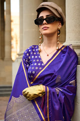 Designer Silk Saree With Blouse Piece