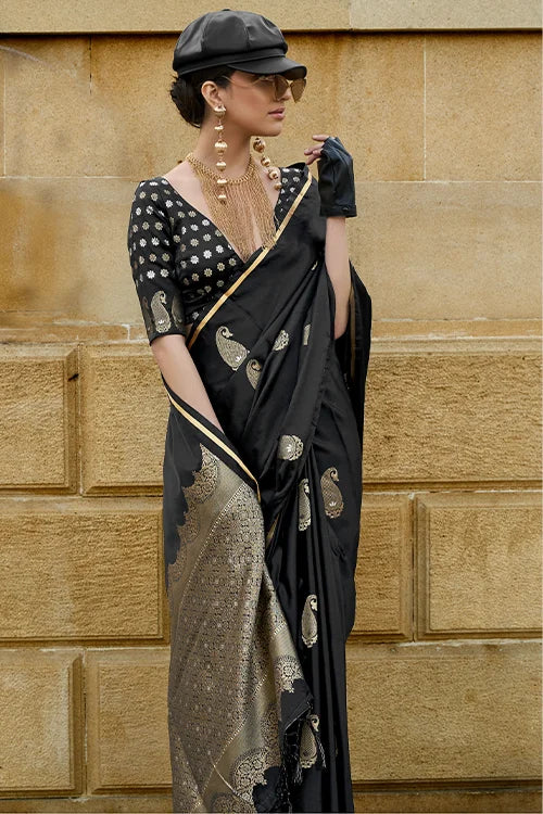 Beautiful-Woven-Silk-Saree-With-Blouse