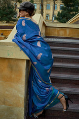 Designer Silk Saree With Blouse