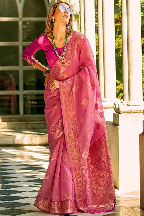 Banarasi-Silk-saree-With-Designer-Blouse