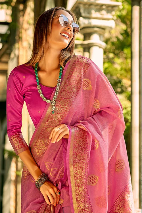 Banarasi-Silk-saree-With-Designer-Blouse