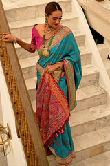 Beautiful Pure Silk Patola Saree With Blouse