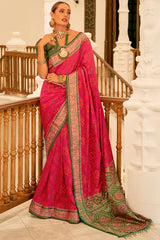 Banarasi Patola  Silk Saree With Blouse