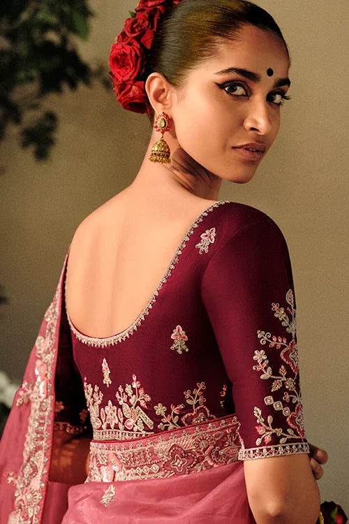 Designer Blouse With sari