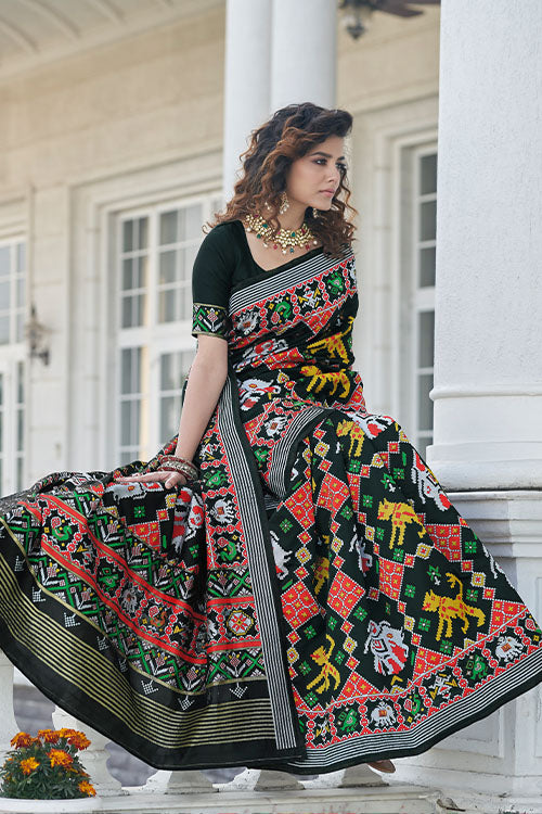 Patola Weaving Silk Saree
