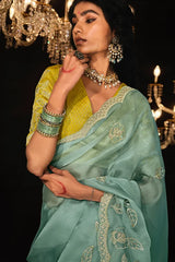 Beautiful Soft Silk Saree With Blouse