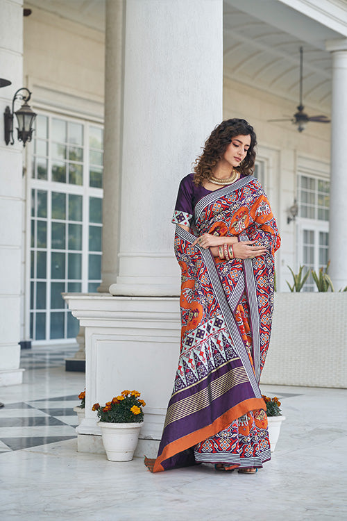  Patola Weaving Silk Saree 