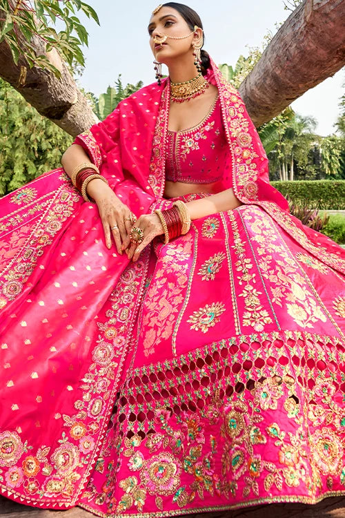 Designer Bridal Lehenga Choli With Dupatta