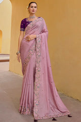 Ethnic-Wear-Collection-For-Woven-Saree-With-Designer-Blouse