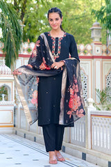 Chanderi Dupatta with Kurti