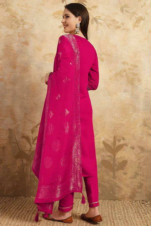 Stylish Chanderi Dress