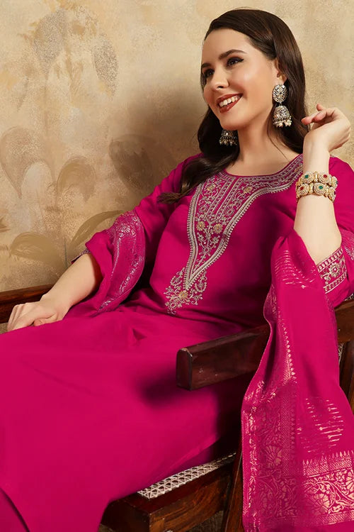 Premium Chanderi Suit