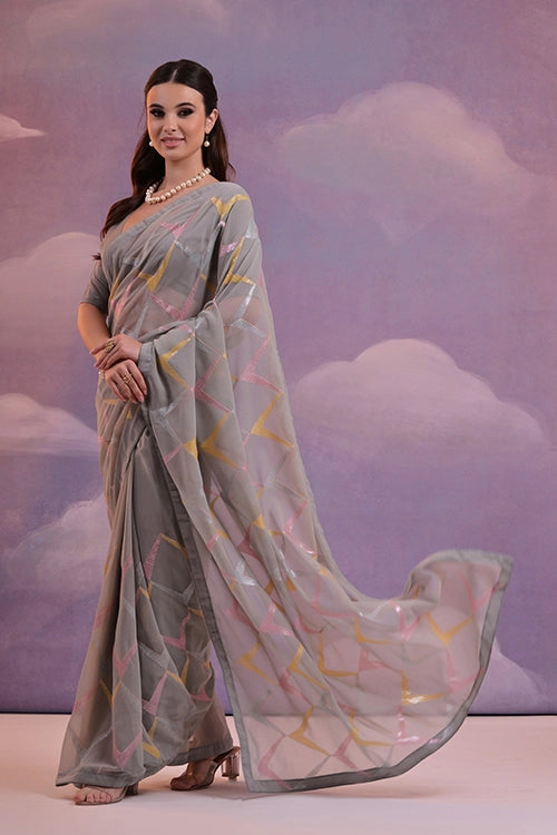 Chiku Designer Saree
