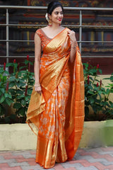 satin saree