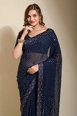 Soft georgette saree online
