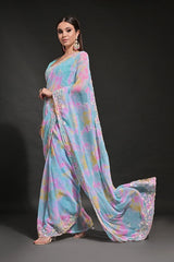 Soft georgette saree online
