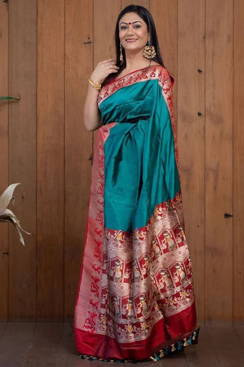 Zari Work Silk Saree