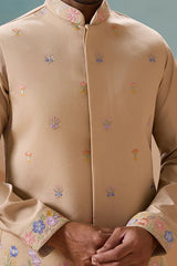 Beige Ethnic Outfit Men