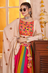 Multi Color Navratri Chaniya Choli