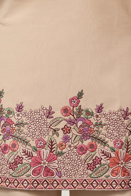 Traditional Beige Kurta Pant