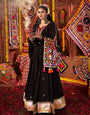 Trendy Black Mirror Work Chaniya Choli for Navratri
