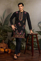 Black Kurta for Wedding & Festive