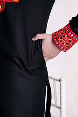 black kurta