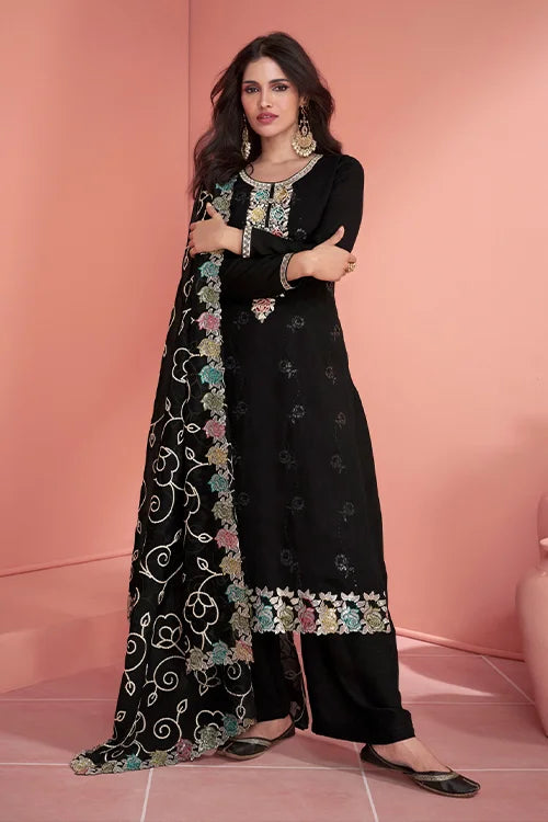 Party Wear Designer Salwar Suit With Dupatta For Beautiful Women Collection