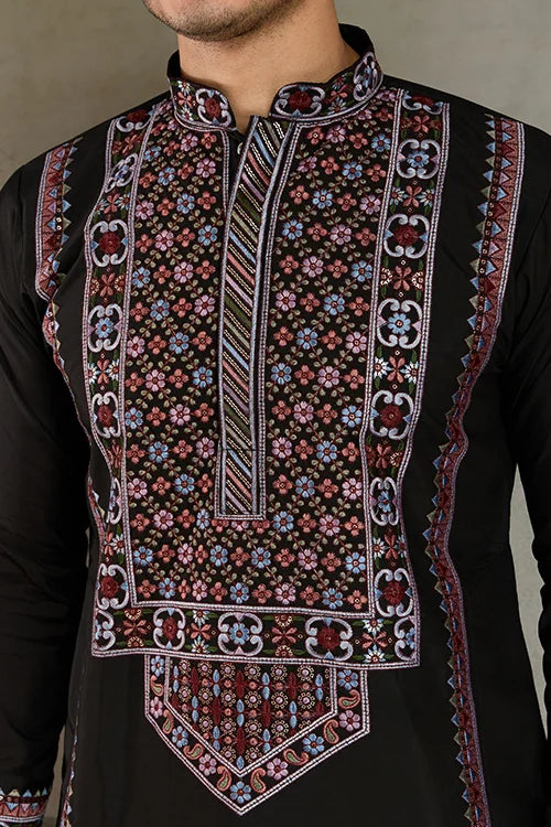 Viscose silk kurta men