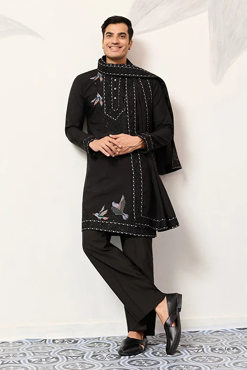Kurta with Dupatta for Mens Wear