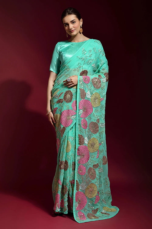 Bollywood Designer Georgette Saree