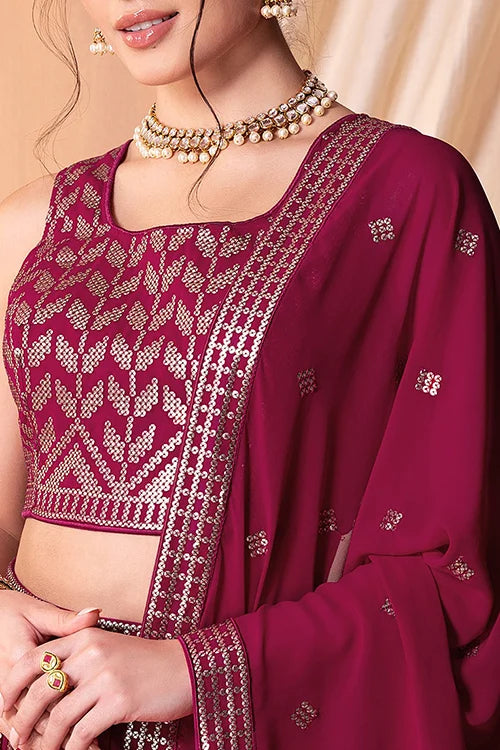  Pink Bollywood Lehenga Choli