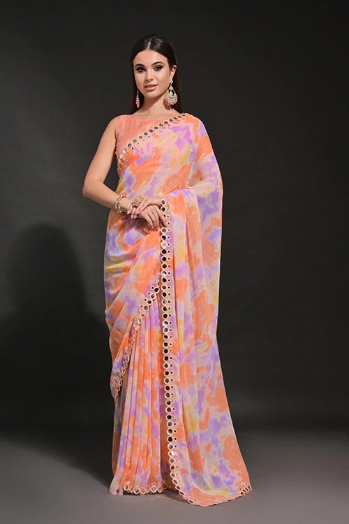 Heavy Georgette Fanta Saree