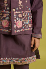 Purple Kurta Pajama for Kids